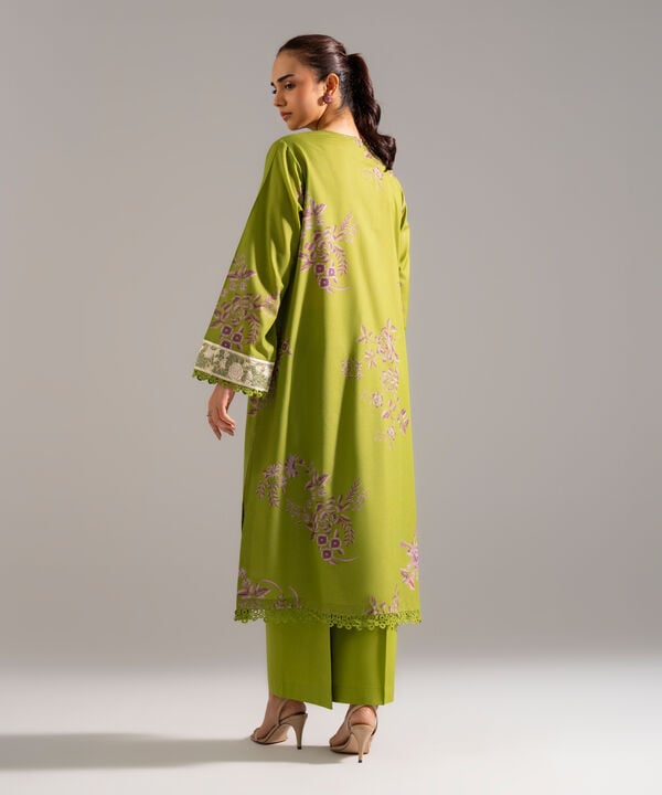 Embroidered Zari Lawn Shirt
