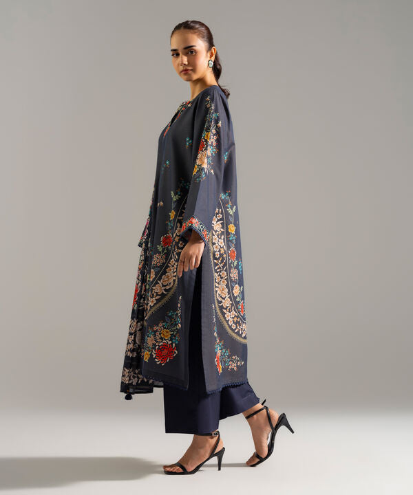 Embroidered Zari Lawn Shirt