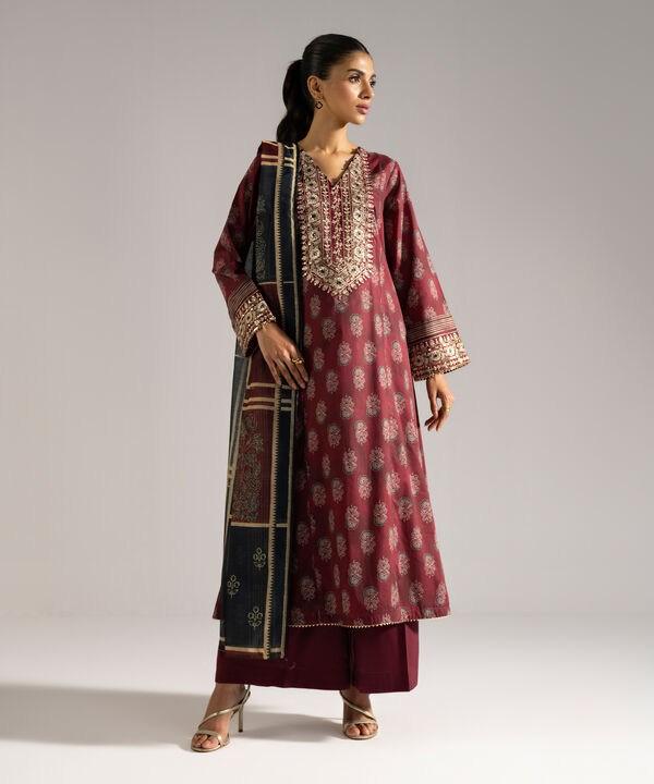 3 Piece - Embroidered Lawn Suit