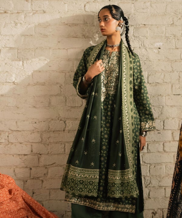 3 Piece - Embroidered Lawn Suit