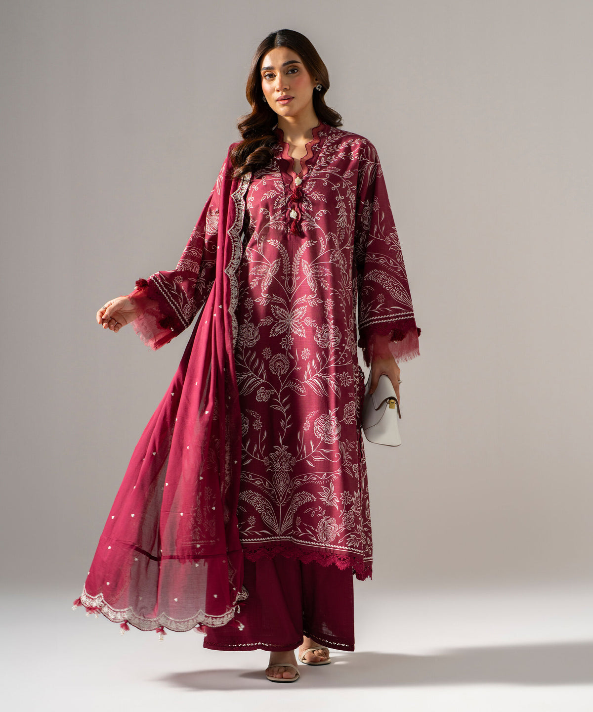 Solid Voile Dupatta PRW26SCV109D
