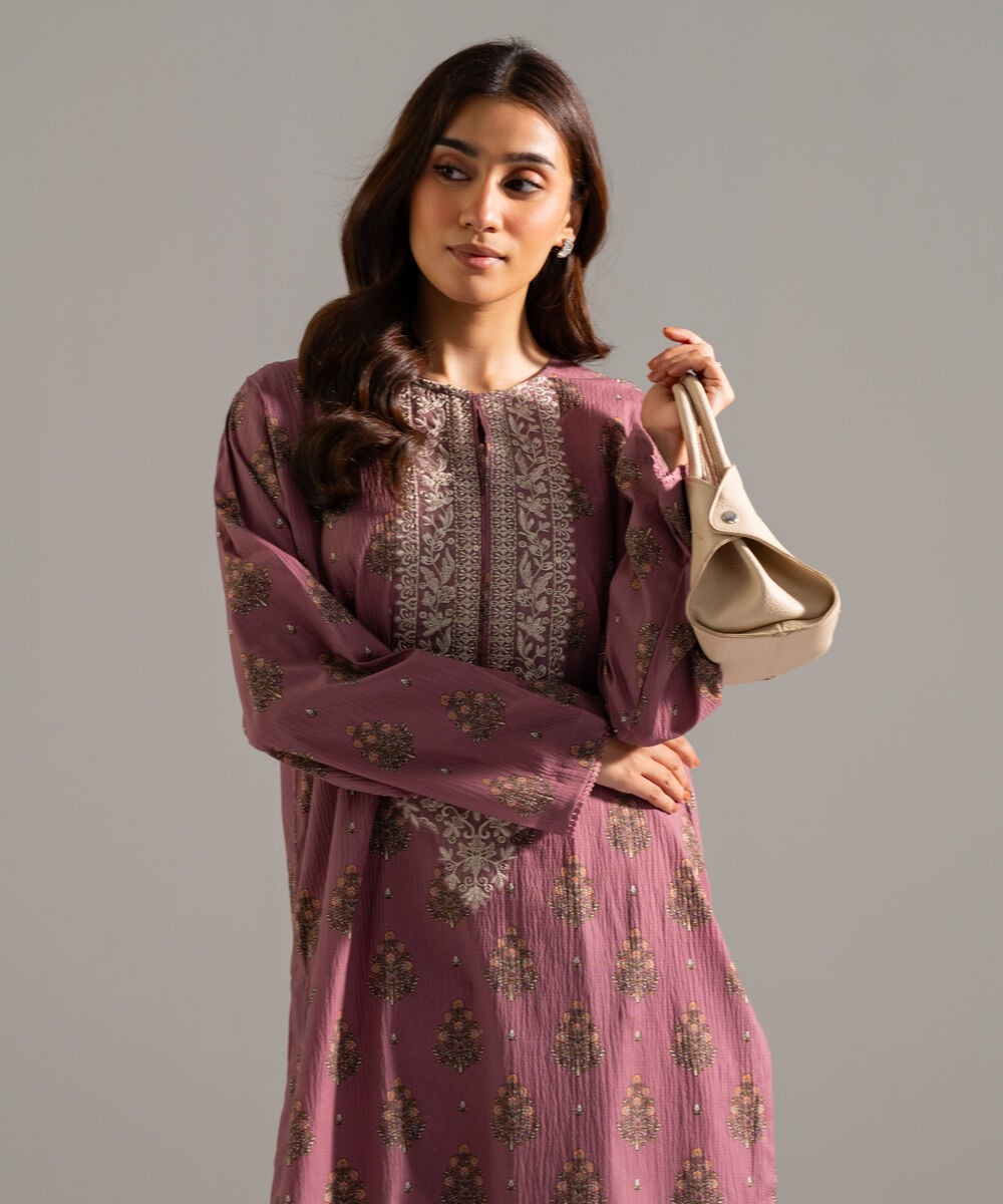 2 Piece - Embroidered Seersucker Suit PRW26SCWMV92
