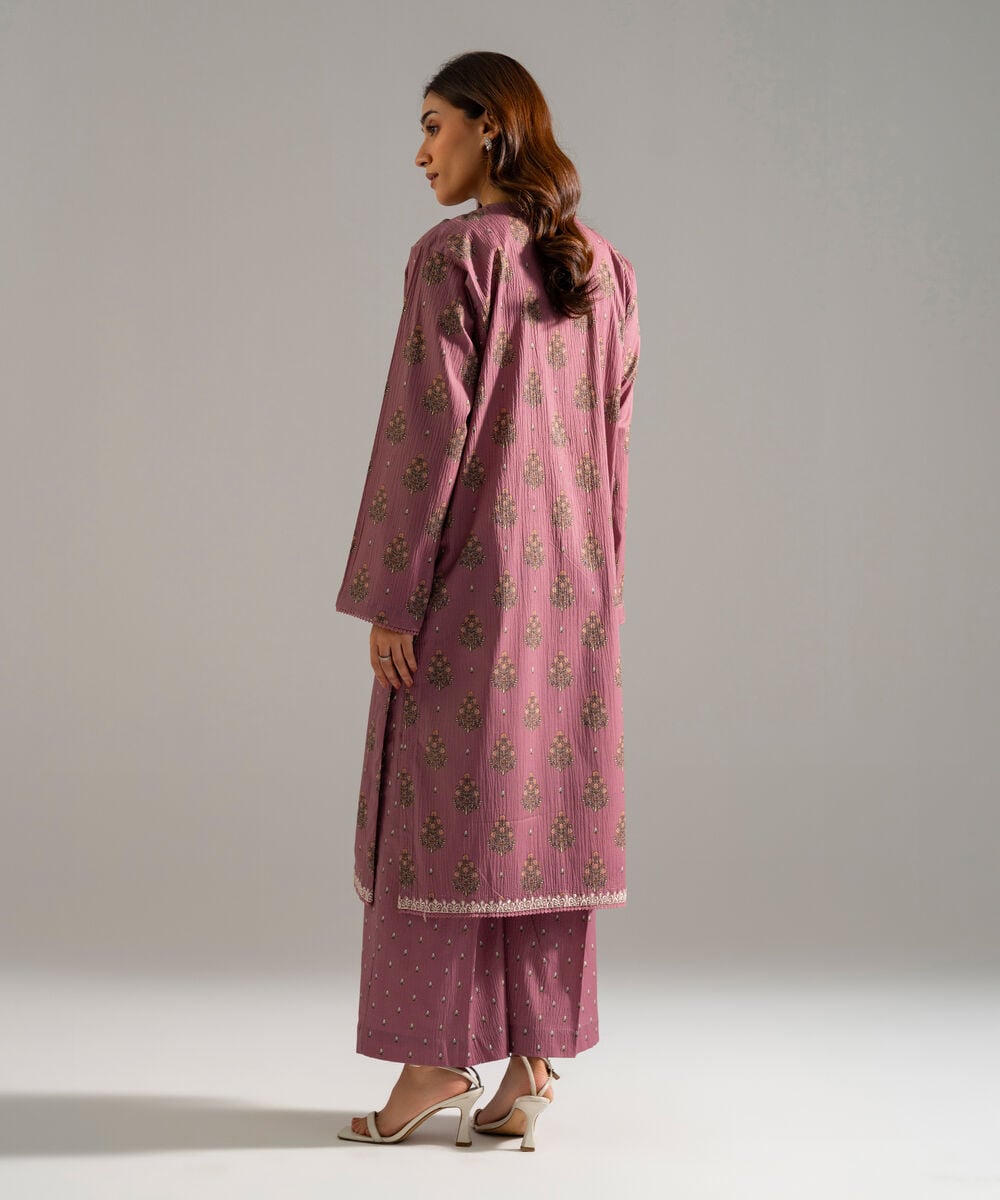 2 Piece - Embroidered Seersucker Suit PRW26SCWMV92