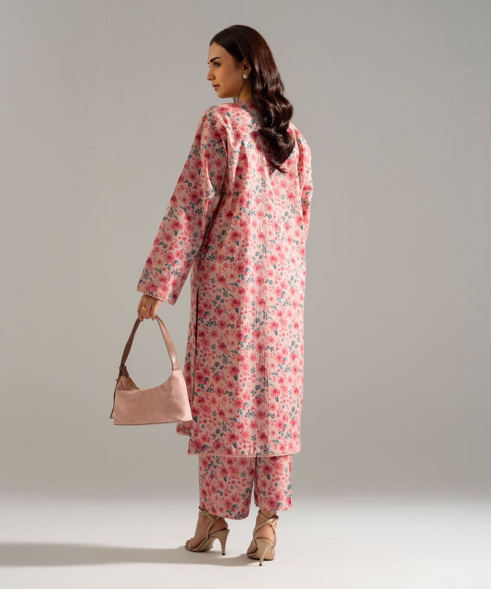 2 Piece - Embroidered Seersucker Suit PRW26SCWMV93