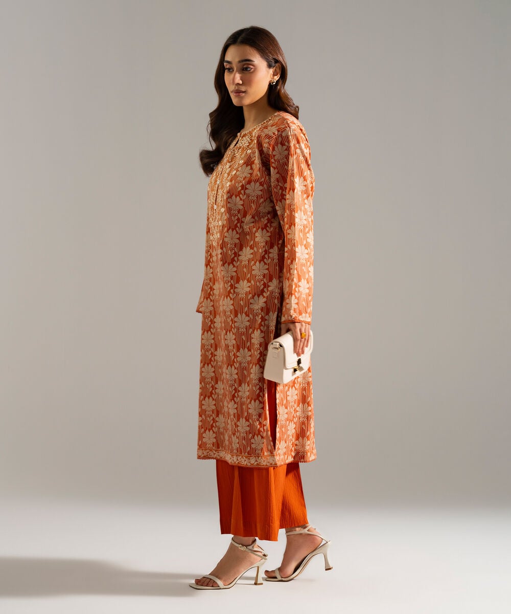 2 Piece - Embroidered Seersucker Suit PRW26SCWMV94
