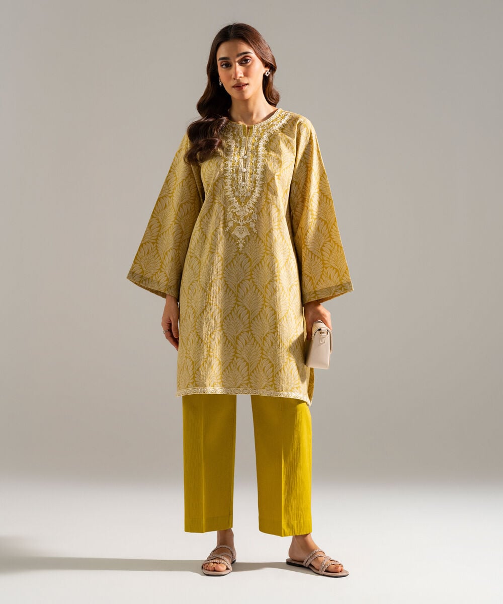 2 Piece - Embroidered Seersucker Suit PRW26SCWMV95