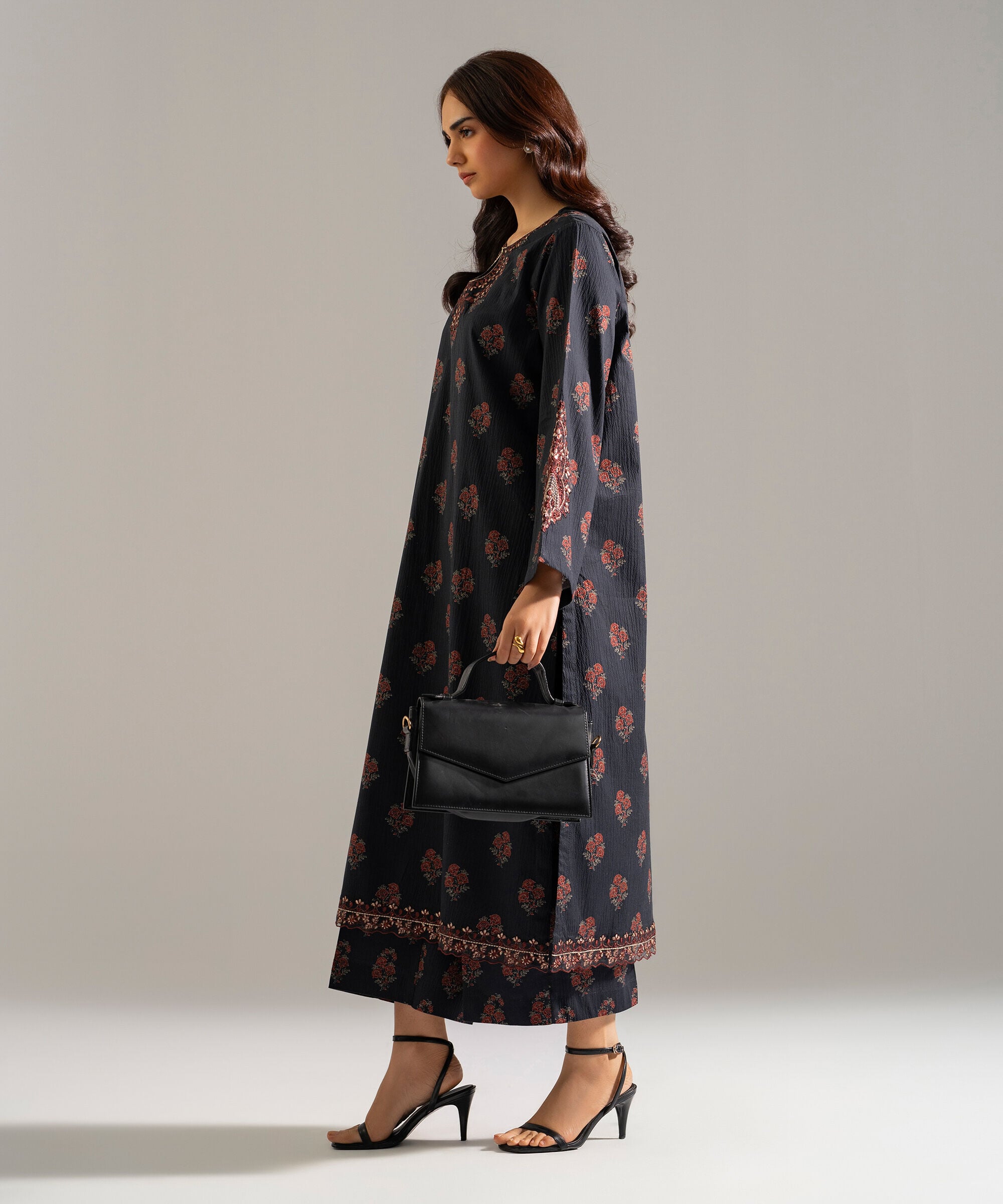 2 Piece - Embroidered Seersucker Suit PRW26SCWMV97