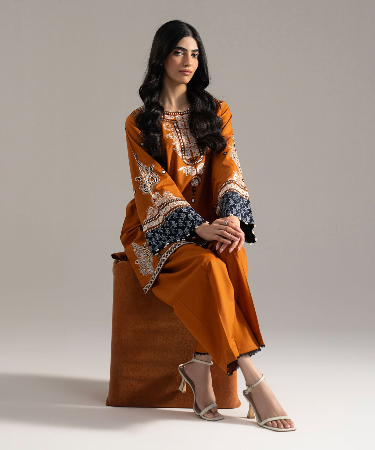 Embroidered Cambric Shirt PRW26SMV104S