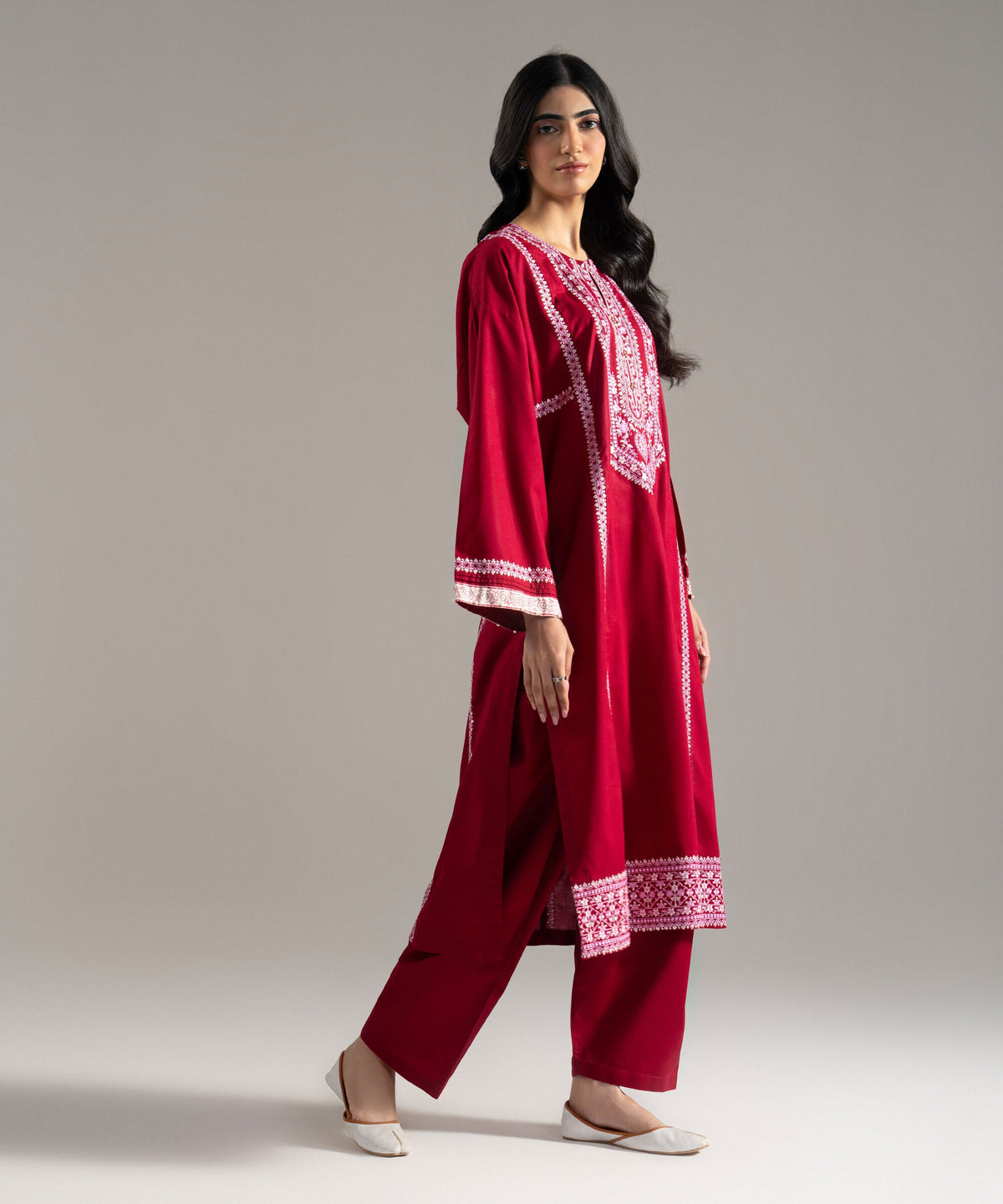 Embroidered Cambric Shirt PRW26SMV106S
