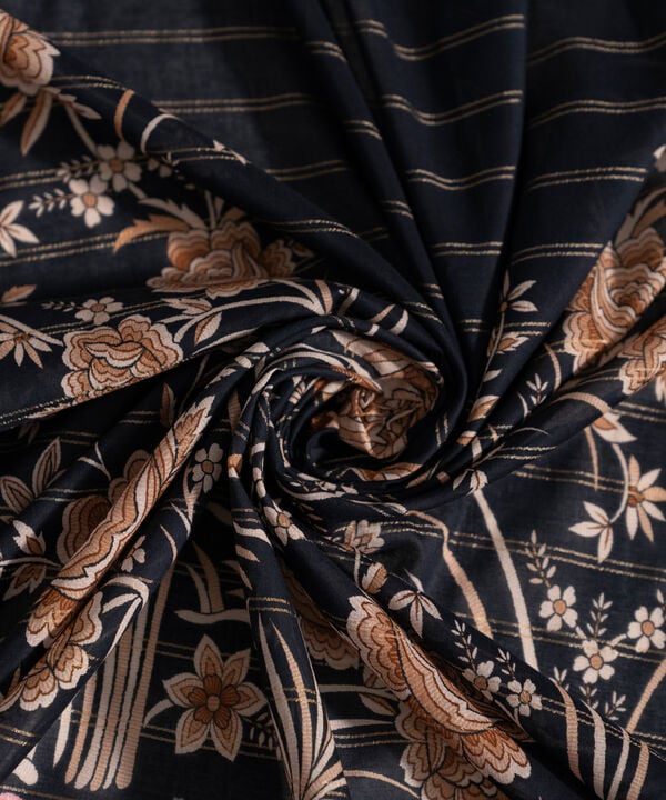 Printed Zari Voile Dupatta