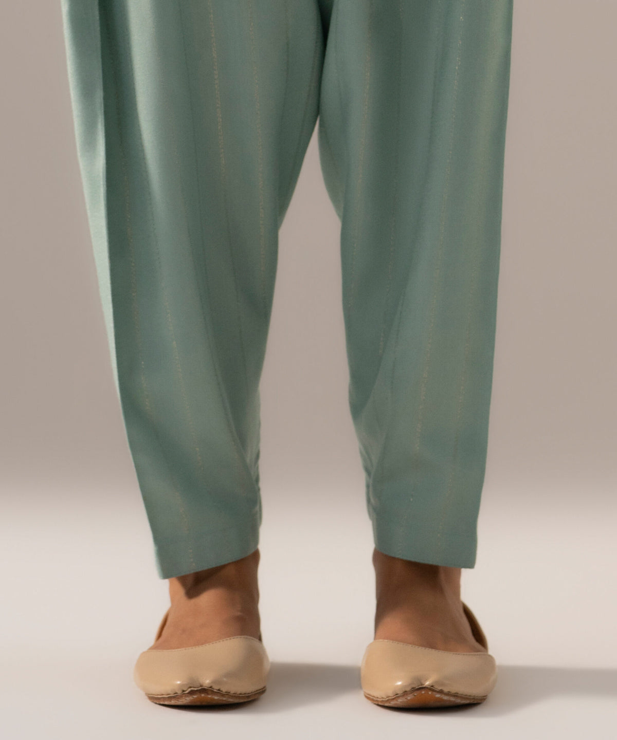 Solid Crepe Skinny Shalwar PRW26SMV923T