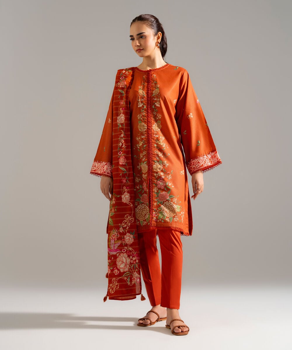 Printed Zari Voile Dupatta PRW26SMV924D