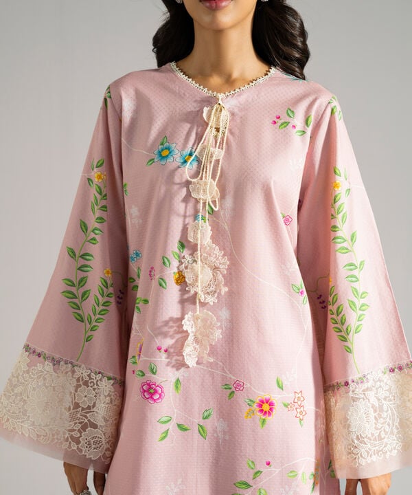 Embroidered Dobby Shirt