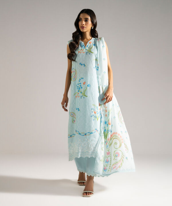 Printed Voile Dupatta