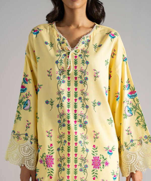 Embroidered Dobby Shirt