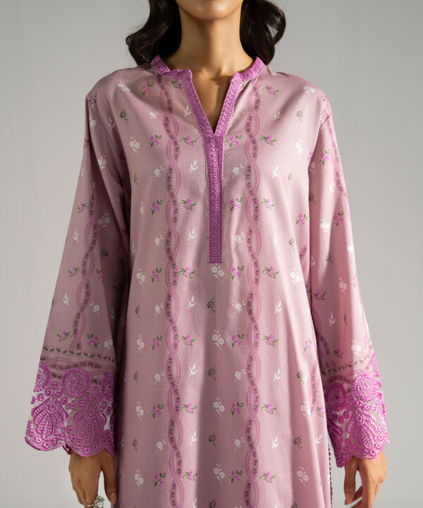 Embroidered Dobby Shirt