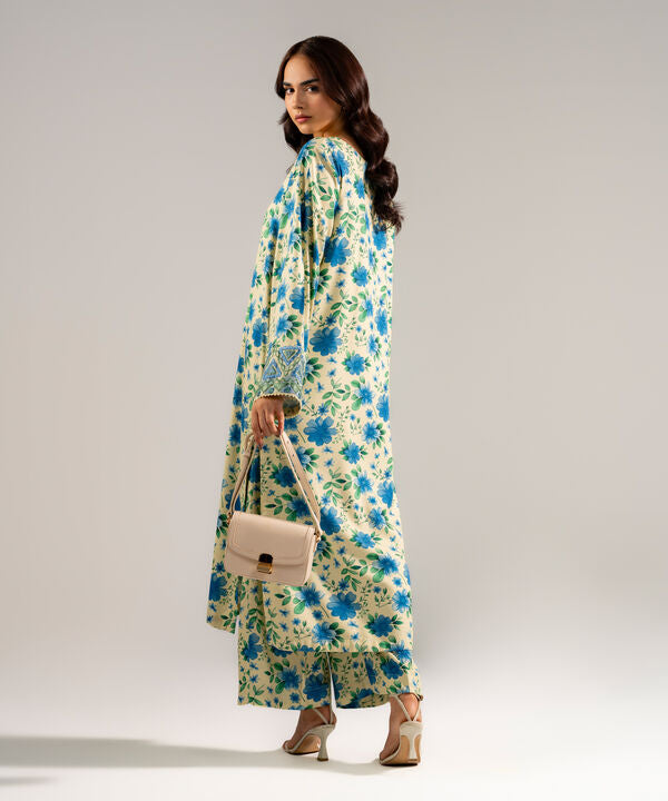 2 Piece - Embroidered Arabic Dobby Suit