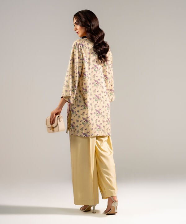 2 Piece - Embroidered Arabic Dobby Suit
