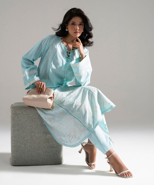 2 Piece - Embroidered Lawn Suit