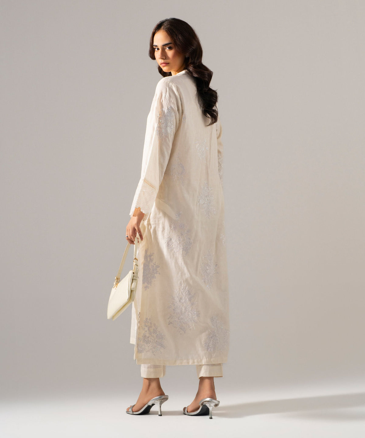 2 Piece - Embroidered Jacquard Suit PRW26STV1026