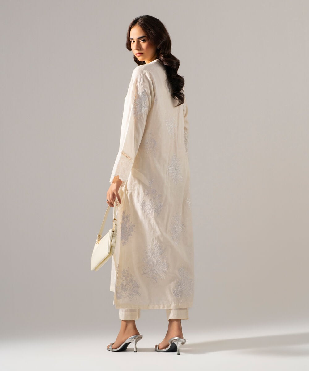 2 Piece - Embroidered Jacquard Suit PRW26STV1026