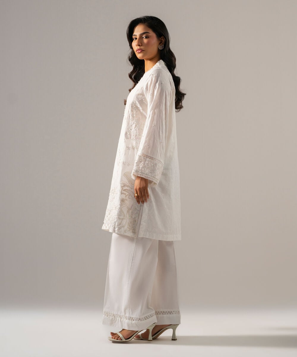 2 Piece - Embroidered Jacquard Suit PRW26STV1028