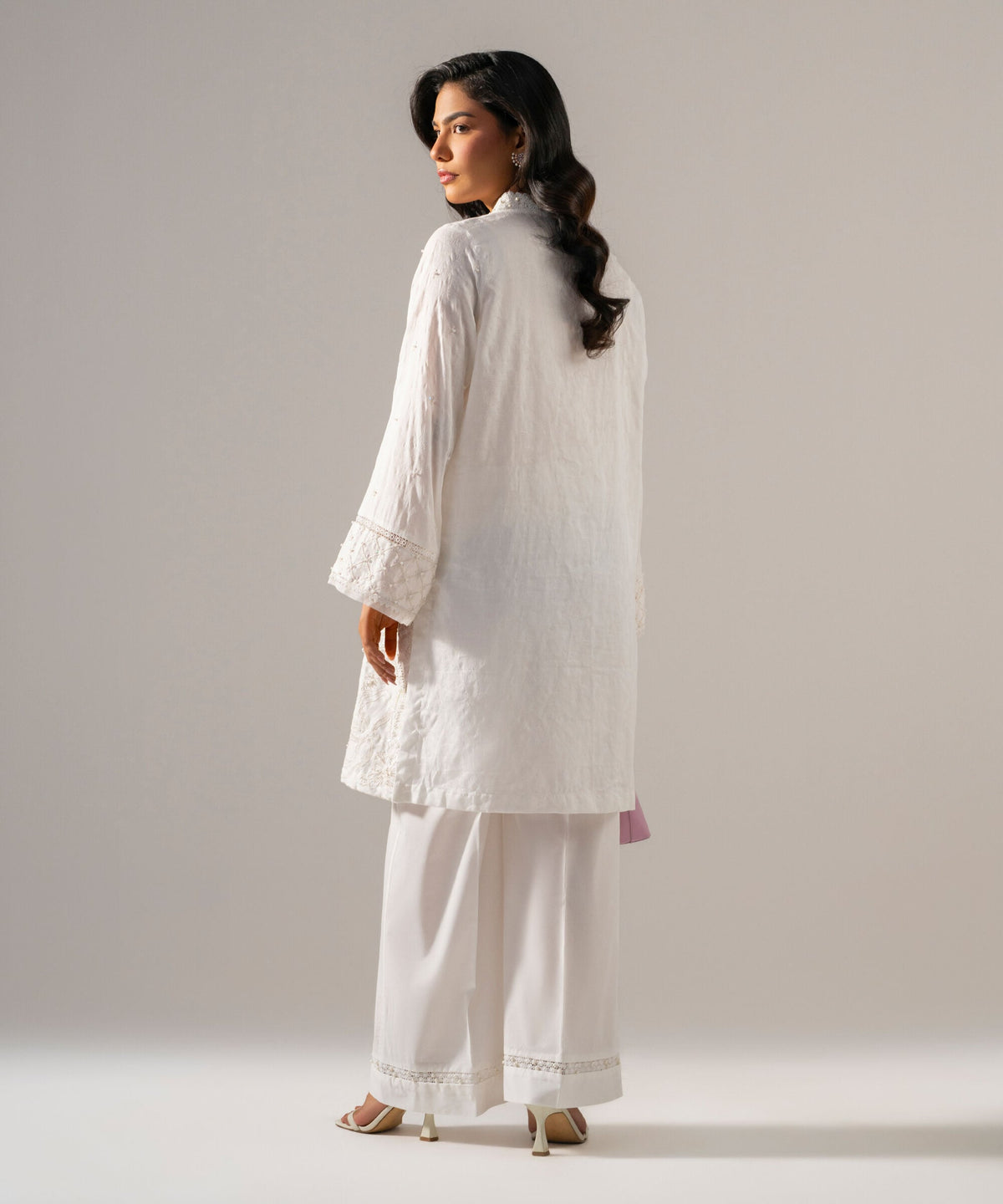 2 Piece - Embroidered Jacquard Suit PRW26STV1028