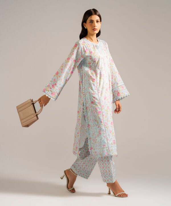 2 Piece - Embroidered Lawn Suit