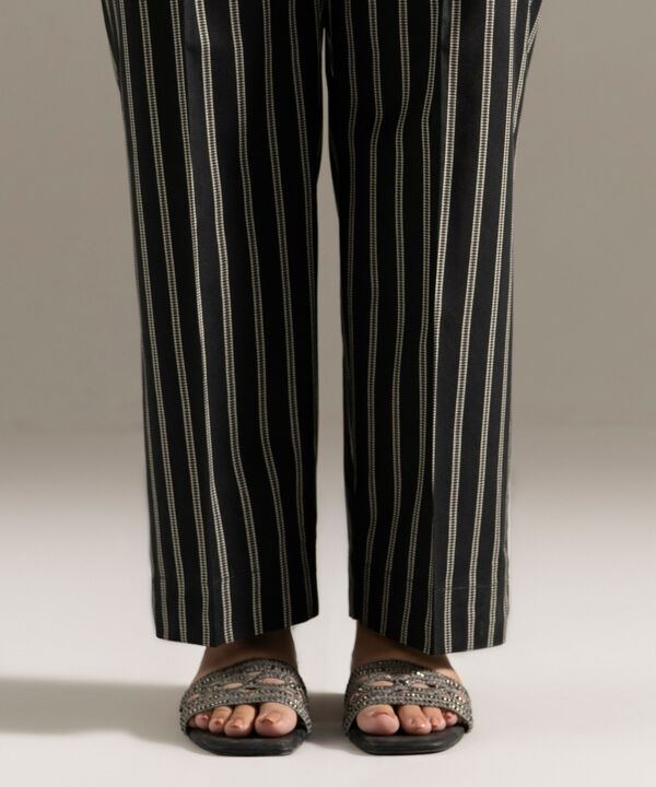 Printed Cambric Straight Pants