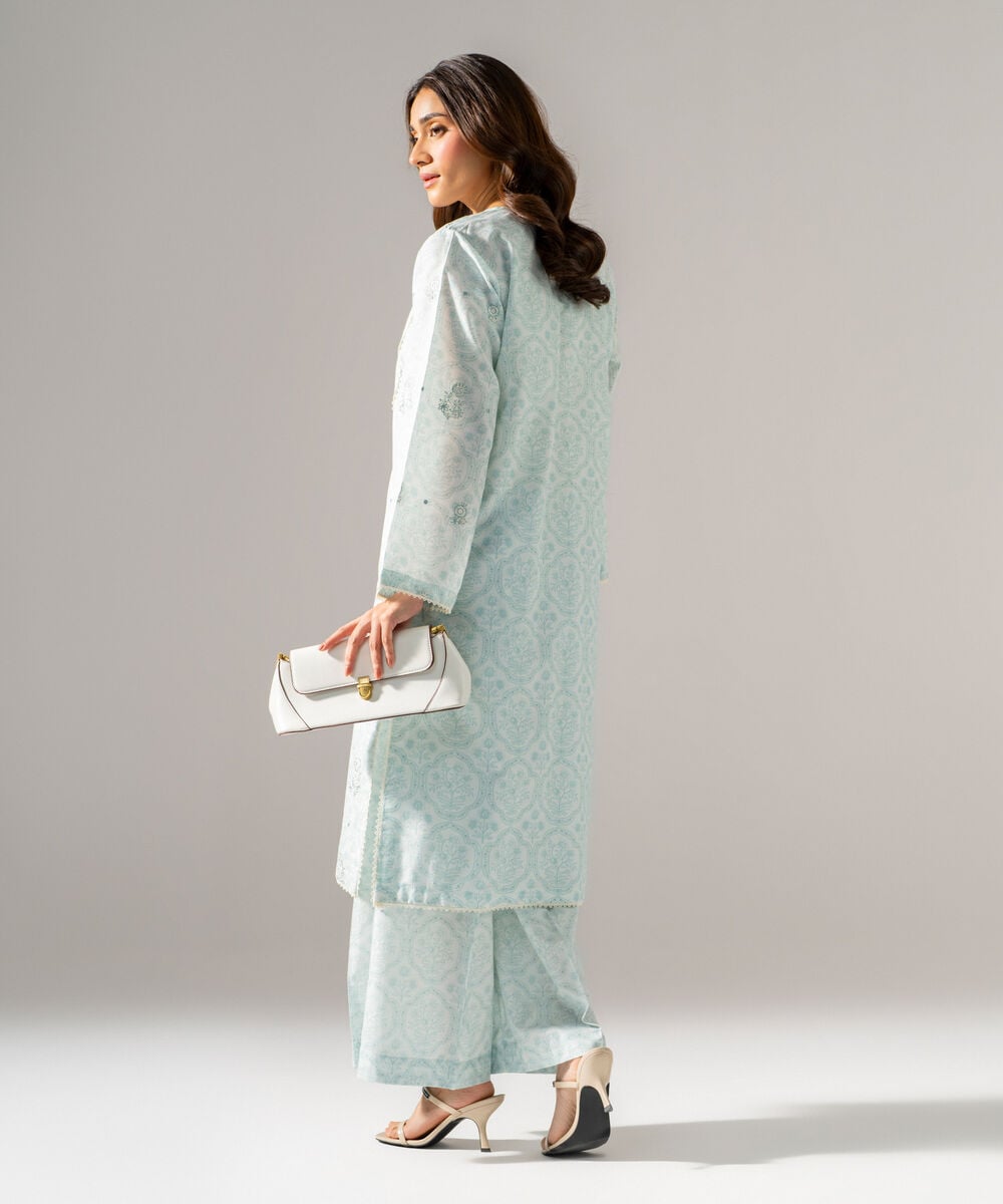 2 Piece - Embroidered Zari Cotton Suit PRW26SV1017S