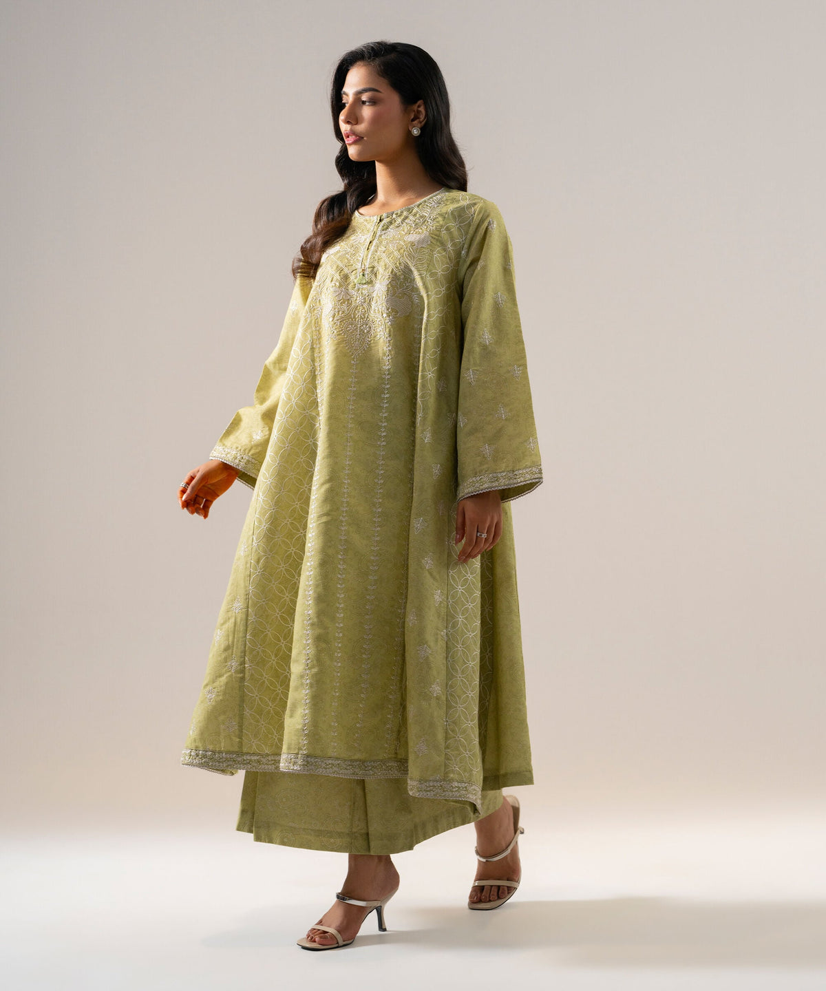 2 Piece - Embroidered Zari Cotton Suit PRW26SV1020S
