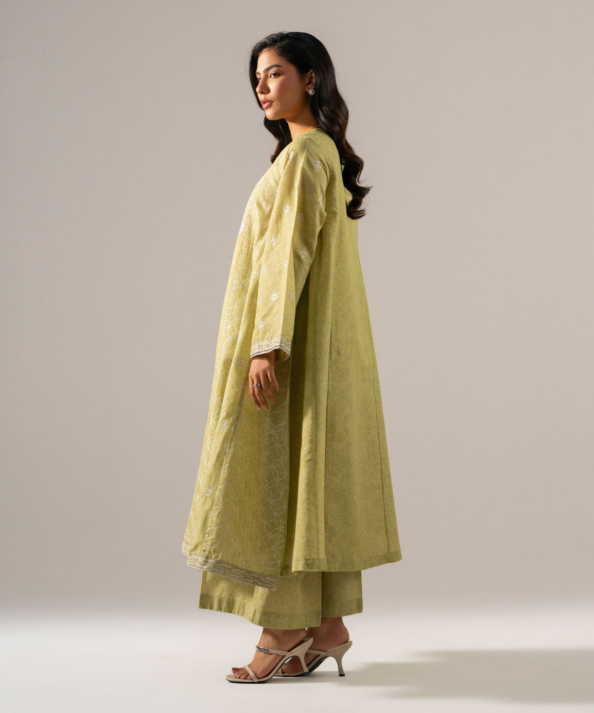 2 Piece - Embroidered Zari Cotton Suit PRW26SV1020S