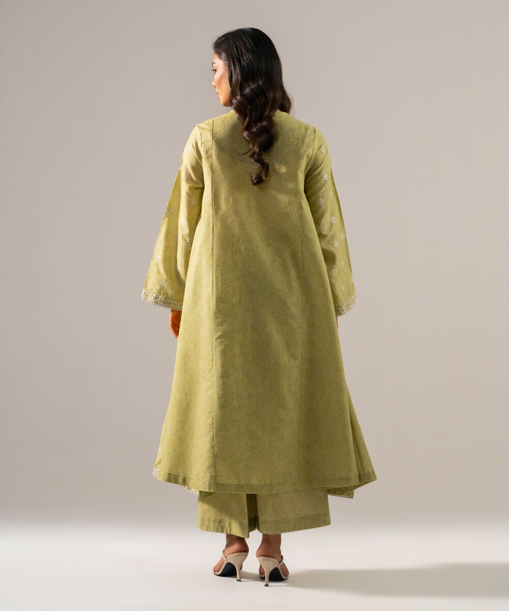 2 Piece - Embroidered Zari Cotton Suit PRW26SV1020S