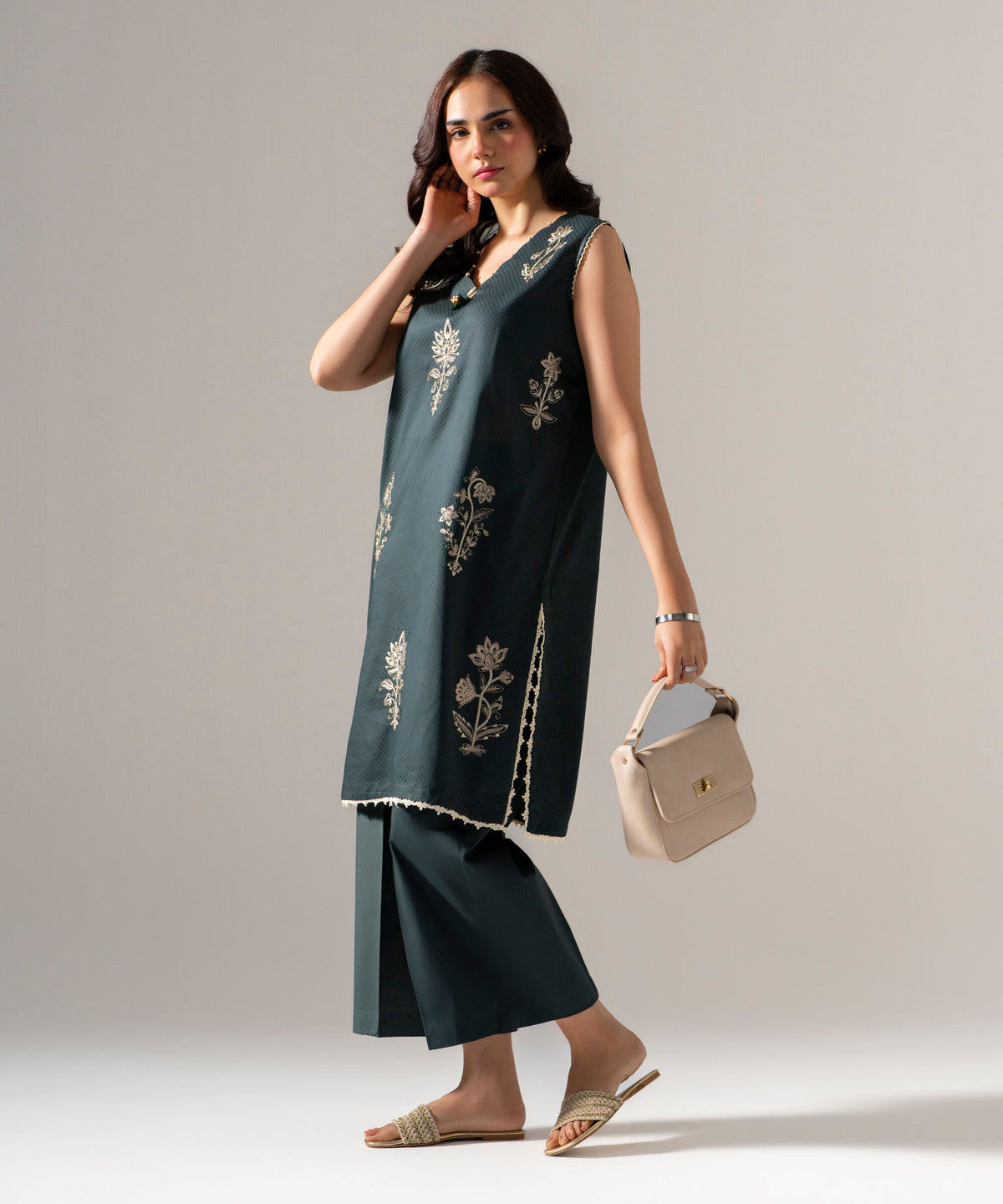 Embroidered Dobby Shirt PRW26SV1026S