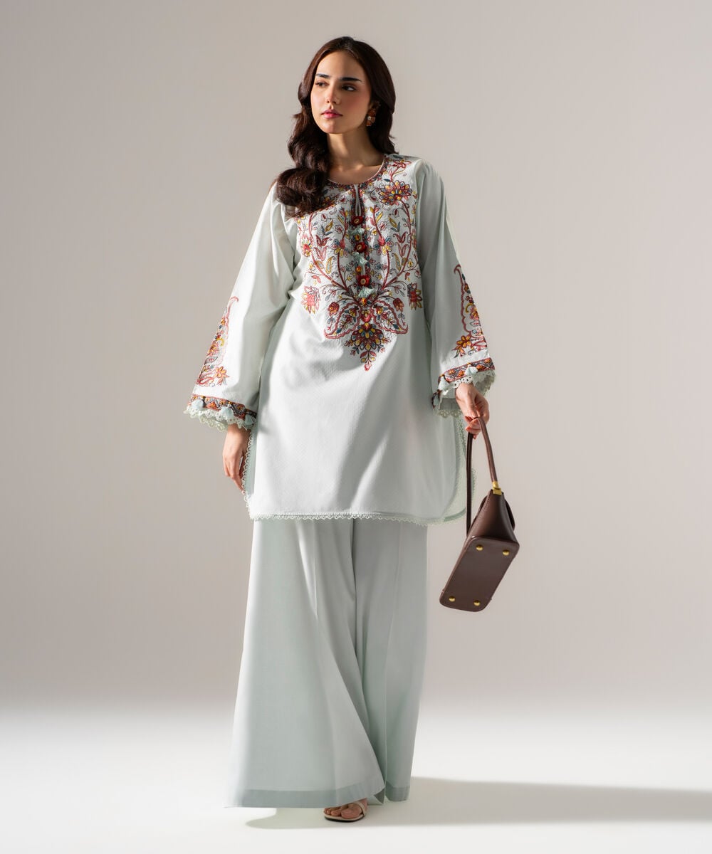 Embroidered Dobby Shirt PRW26SV1029S