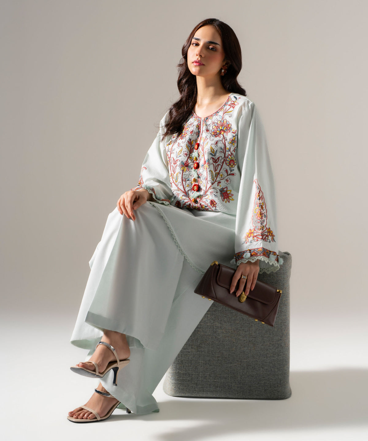 Embroidered Dobby Shirt PRW26SV1029S