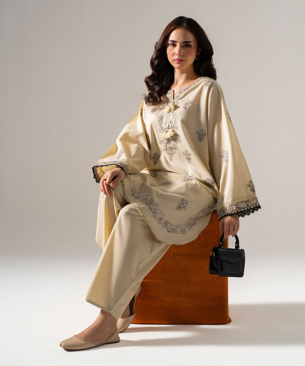 Embroidered Dobby Shirt PRW26SV1032S