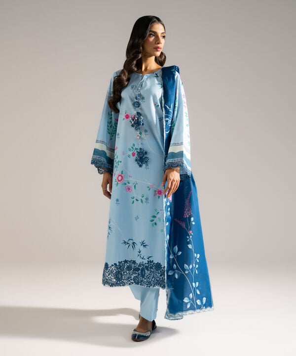 Printed Voile Dupatta
