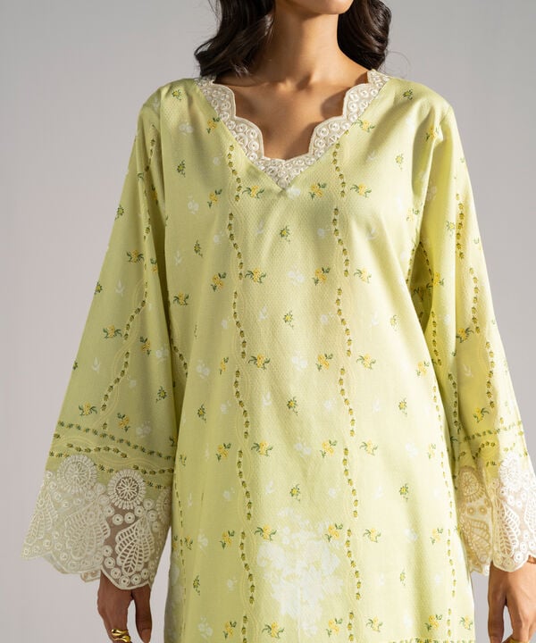 Embroidered Dobby Shirt