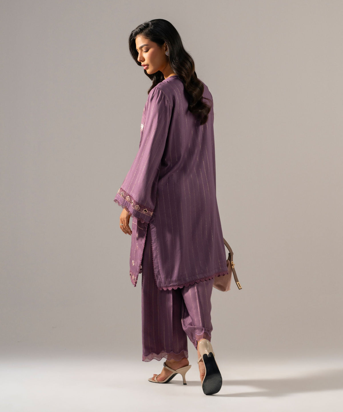Embroidered Crepe Shirt PRW26WMV922S