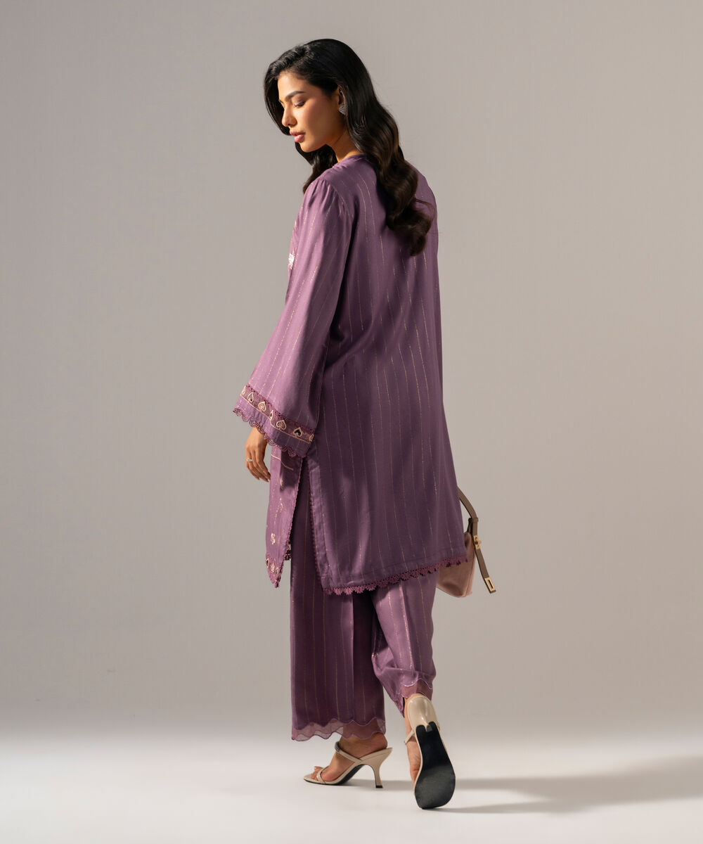 Embroidered Crepe Shirt PRW26WMV922S