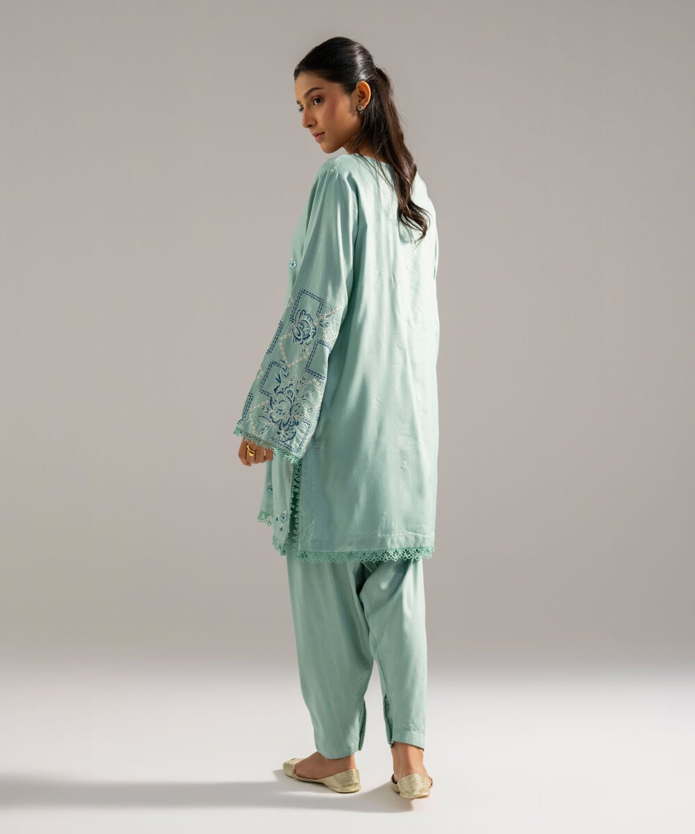 Embroidered Crepe Shirt PRW26WMV923S