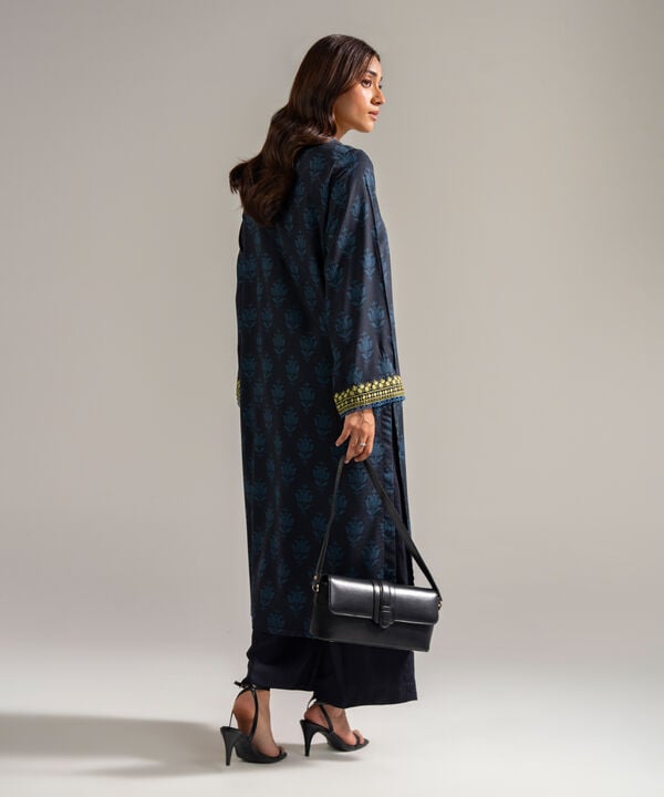 2 Piece - Embroidered Jacquard Suit