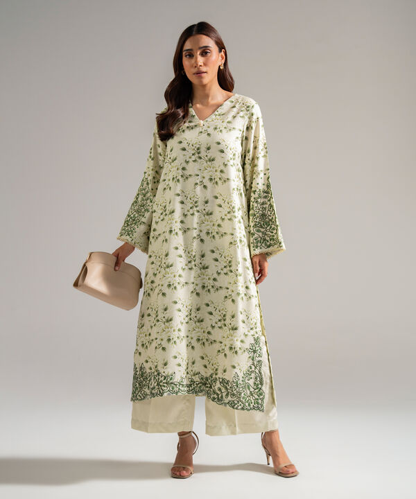 2 Piece - Printed Jacquard Suit