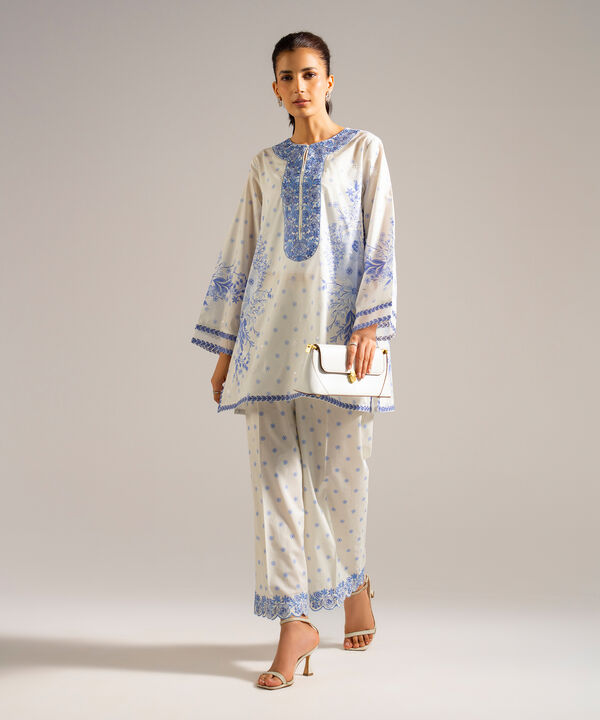 2 Piece - Embroidered Lawn Suit