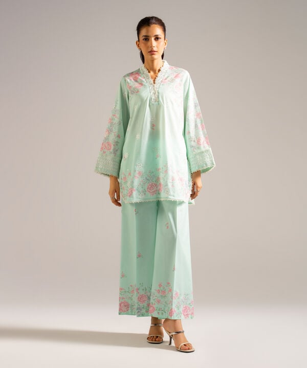 2 Piece - Embroidered Lawn Suit