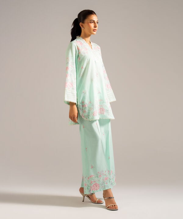 2 Piece - Embroidered Lawn Suit
