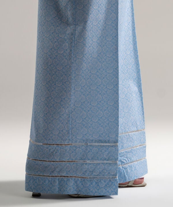 Printed Dobby Culottes