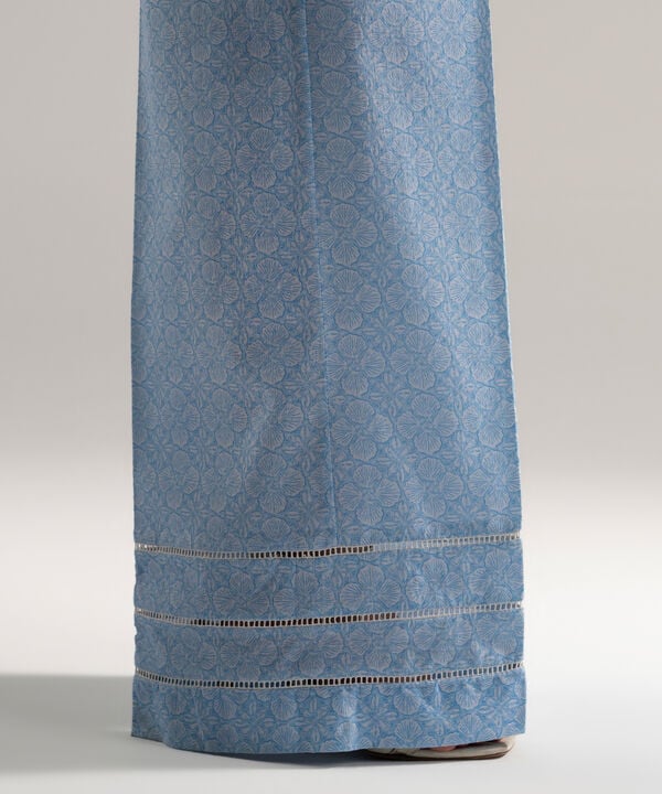 Printed Dobby Culottes