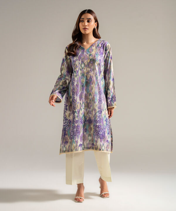 2 Piece - Embroidered Dobby Suit